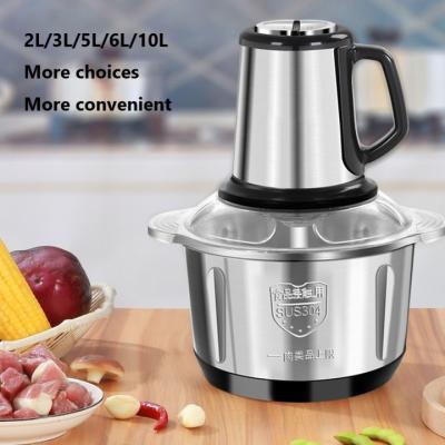 China Fashionable Electric Chopper Machine Food Processor Chopper Quick Chopping and Mixing China Large Capacity Commercial Stainless Steel for sale