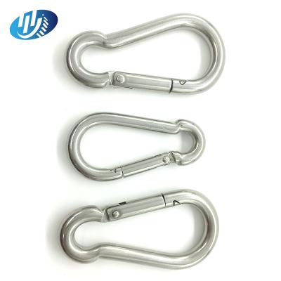 China Heavy Industry Stainless Steel Snap Hook 304 316 Carabiner For Outdoor Goods for sale