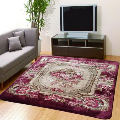 China Printed Simple Modern Squares House Floor Rugs Turkey Carpet For Room for sale