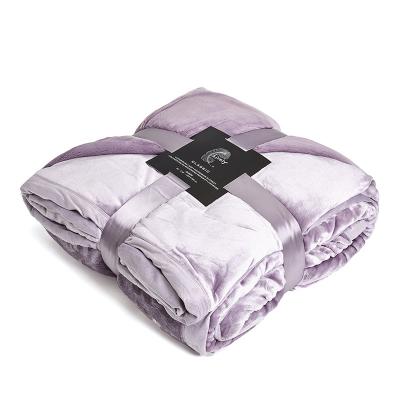 China Wholesale High Quality Luxury Extra Winter Flannel Fleece Super Soft Anti-Static Double Blankets for sale