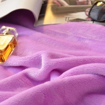 China Super Soft Embossed Velvet Tear-Resistant Mink Polyester Fleece Fabric Blanket for sale