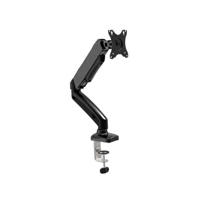 China SPCC Cold Rolled Shock Absorber Adjustable Monitor Arm Desk Mount Stand Steel Single Swivel Computer Screen for sale