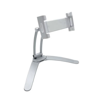 China Popular Tablet Stand Metal Kitchen Tablet Phone Holder Foldable Aluminum Tablet Stand For Desktop for sale