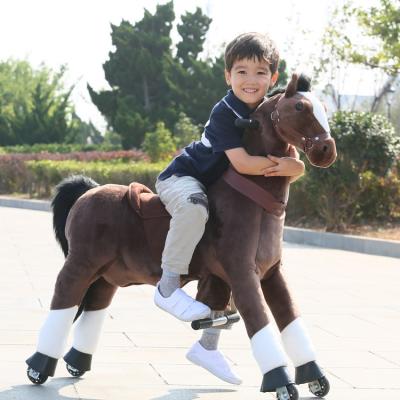 China Factory Price Eco-friendly Winning Mechanical Horse Riding Toy Mechanical Pony Horse for sale