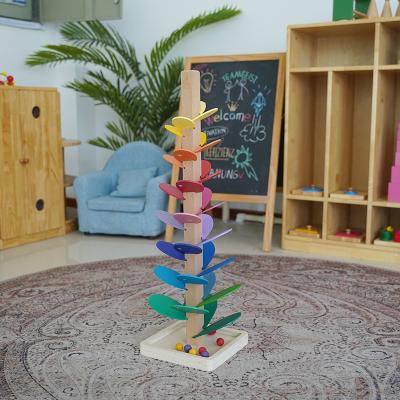 China Eco-friengly Winning New Type 2021 Kids Baby Education Toys Wooden Colorful Tree Prizes Educational Music Science for sale