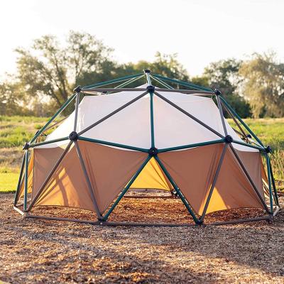 China Educational Toys Winning Kids Outdoor Playground Dome Climber Exercise Polygon Wall Game Park Rise Climb Dome Customized with Tent and Swing for sale