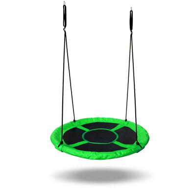 China Morden Winning Outdoor Safety Round Foldable Net Outdoor Garden Patio Spider Web Tree Swing Oxford Cloth Round Tree Swing For Kids for sale