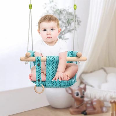 China Modern Baby Gain Chair Swing Indoor And Outdoor Cotton Fabric Cotton Swing For Toys Swing for sale