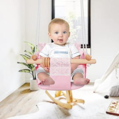 China Modern Winning Indoor Hanging Cloth Rocking Chair Baby Basket Chair Infant Household INS Small Indoor Swing for sale