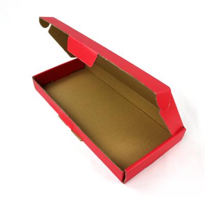 China Recycled Materials New Product Recycled Customized Corrugated Cardboard Red-Pink Printing Shipping Boxes Small Clothing Mailers Mailing Boxes for sale