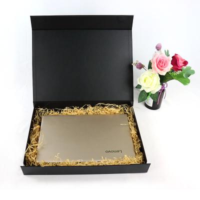 China Recycled Materials Wholesale Gift Box Custom High Quality Magnetic Closure Rigid Cardboard Laptop Packaging Gift Box for sale