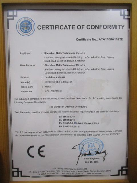 CE - Shenzhen Meitk Technology Co., Ltd.