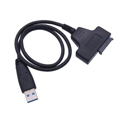 China COMPUTER SATA7+6pin Slim SATA to USB3.0 Transfer Optical Drive Support Cable USB3.0 Easy Drive Line Burning for sale