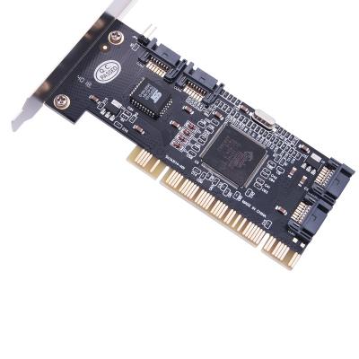 China COMPUTER 4-Port Expansion PCI to Raid Integrated 3114 Array Card SATA Conversion Card for sale