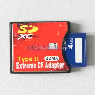 China Extreme WiFi SD/MMC/SDHC/SDXC to Type II Memory Storage Flash Card CF Adapter MCA04 for sale