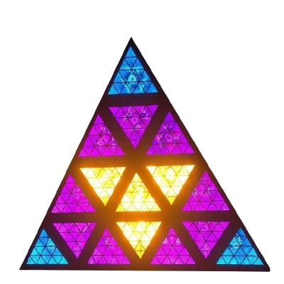 China Antique Stage LED Matrix Light RGB 3in1 RDM Triangle Stage Effect Light Suitable For Disco DJ for sale