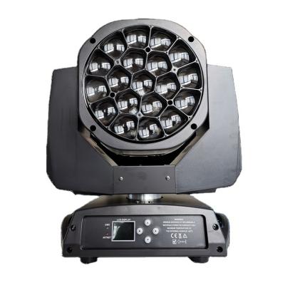 China 19*15W 4in1 RGBW LED Disco Light Moving High Bright Wall Light Wash Moving Head Club Head Light for sale