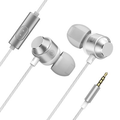 China In-Ear Bass Factory Oem Stereo Noise Loud Canceling 3.5Mm Jack Dual Metal Wired Earphones Headphones In Ear Mini for sale