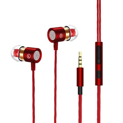 China Premium In-Ear New Design 3.5Mm Stereo In-ear With Mic Wired Original Earphones Wired Earbuds High Fidelity for sale