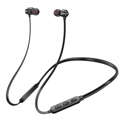 China Best Quality In-ear Sports Neckband Headphone Blothoot Black Earbuds Neckband Black for sale