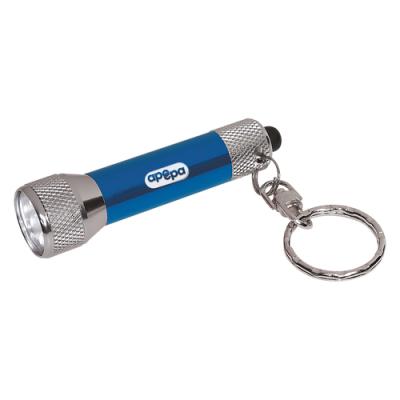 China Convenient Flash Promotion 5 LED Light Key Chain With Batteries for sale