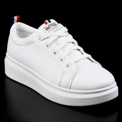 China Fashion Trend zapatos-femenin PU Top Cool Hot Sale Russian White Sports Shoes Sneakers For Women zapatos mujer for sale