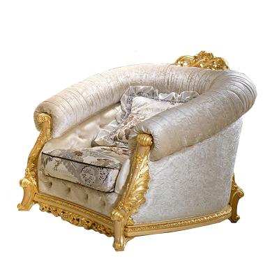 China Hand Carved Luxury French Sofa Set Royal Palace Hand Carved Fabric Sofa European Living Room Furniture for sale