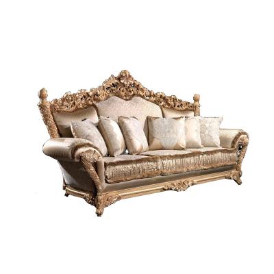 China Hand Carved French Luxury Unique Design Antique Living Room Furniture Sofa Set for sale