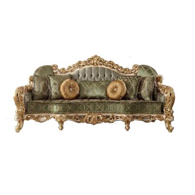 China Hand Carving Classic Style Wooden Hand Carved Antique Living Room Furniture Sofa Set for sale