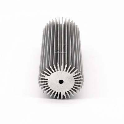 China Industrial relay t6 solid state heatsink 6063 aluminum heatsink profile Cylindrical heatsink for sale