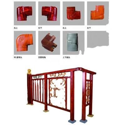 China Easily Assembled Decoration Aluminum Parts Privacy Garden Railing Tubular Field Fence for sale