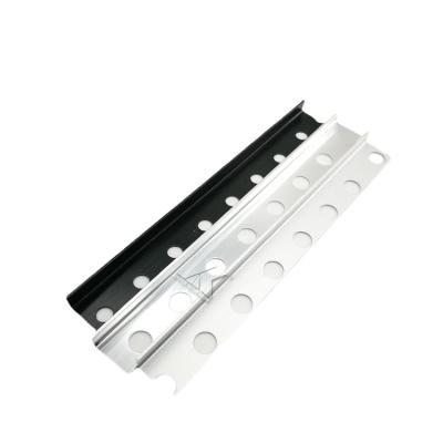 China Modern Brushed Anodized Silver Black Ceramic Cover Strips L Shaped Aluminum Flexible Tile Trim for sale