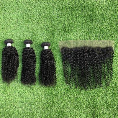 China Brazilian Virgin Kinky Curly Curly Hair Extension Remy Hair Weave for sale