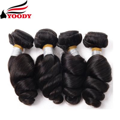 China Long Indian Hair Yoody Wave Hair Products 100% Temple Hair Bundles Loose Indian Indian Remy Women Indian Hair Long Wave Hair for sale