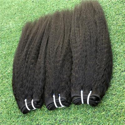 China New Malaysian Curly Hair Straight Hair Bundles Kinky Straight Human Hair for sale