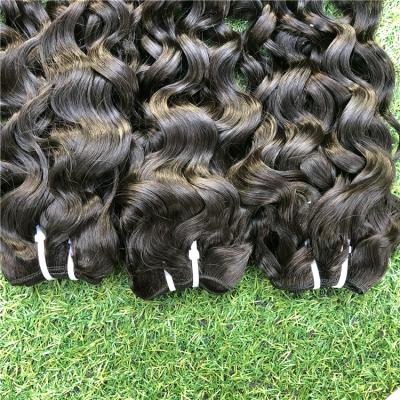 China Cheap Wholesale Unprocessed Virgin Indian Remy Loose Wave 9A Virgin Hair Weaves Double Loose Curly Hair Weft Extension for sale