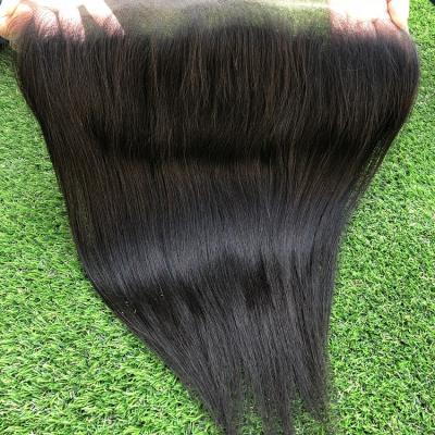 China Hot Selling Lace Frontal Straight 13*4 Directly Wholesale 10-20inch Virgin Indian Hair Extension for sale