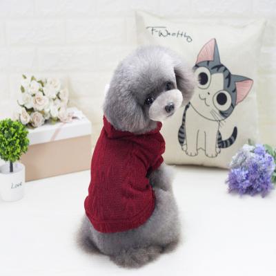 China Viable Best Quality Pet Clothing Pet Clothes Dog Colorful Warm Luxury Pet Sweater for sale