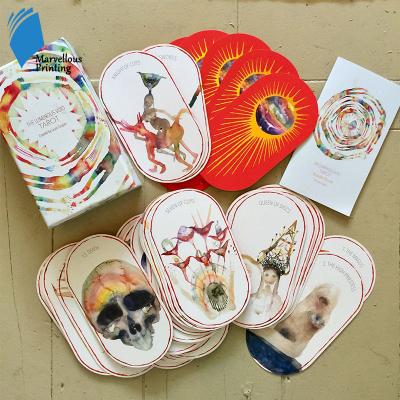 China Strong and Solid Tarot En Espaol Printing High Quality Matte Varnish Holographic Paper Tarot Cards Wholesale for sale