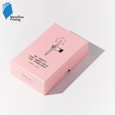 China Strong And Solid Pink Tarot Cards Pack Printing With Competitive Price for sale