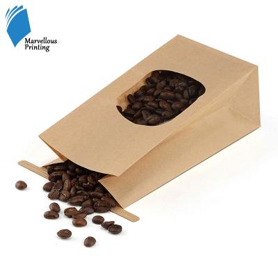 China Recyclable Packaging Paper Agricultural Seed Packaging Bags With Window for sale