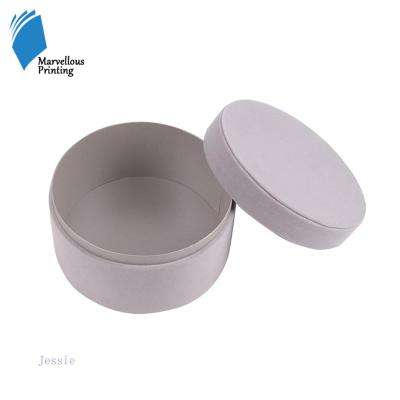 China Recyclable Custom Paper Cardboard Tube Packaging Box Cylinder Box With Round Cap Lid for sale