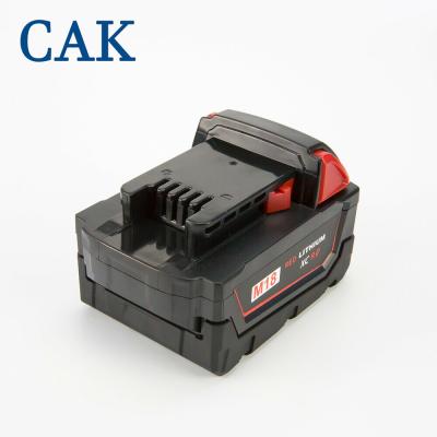 China home appliances power tool battery for milwaukee m18 OEM battery high 2.5ah 4.0ah 5.0ah 6.0ah for sale