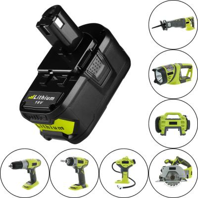 China High capacity new 18V Li-Ion For Ryobi Hot P108 tower mower battery ryobi battery 18v 4.0ah zero batteries for sale