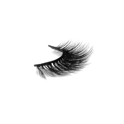 China 25-30 Times Promotion Discount Natural Hand Tied False Eye Lashes Strip False Eyelashes Synthetic Eyelash for sale