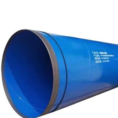 China Fluid Pipe Large diameter inner and outer coated plastic steel pipe 28 inch large diameter seamless steel pipe for sale