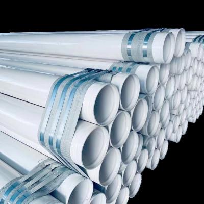 China Fluid Pipe Large diameter spiral coated plastic steel pipe  french drain pipe for sale