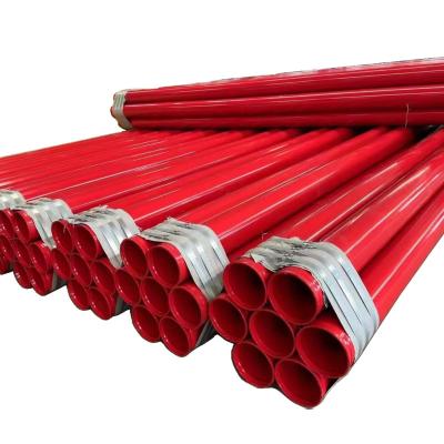 China Fluid Pipe Plastic coated composite steel pipe for large caliber fire fighting Fire pipe for sale