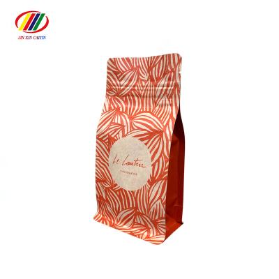 China Moisture Proof Laminated Foil Snack Packing Kraft Paper Custom Printed Chocolate Bags With Zipper for sale