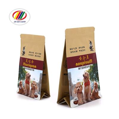 중국 March Expo China Moisture Proof Suppliers Stand Up Ziplock Kraft Paper Bag Dog Food Packaging For Pet 판매용